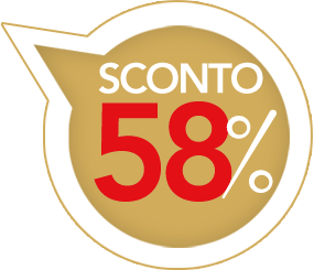SCONTO 58%